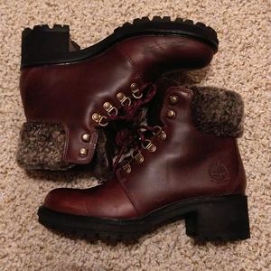 Timberland Women's Maroon Boots